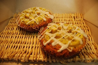 スイートポテト ゴマとイモの相性ピッタリ! パンじゃなくてスイートポテトを食べてるよう♪